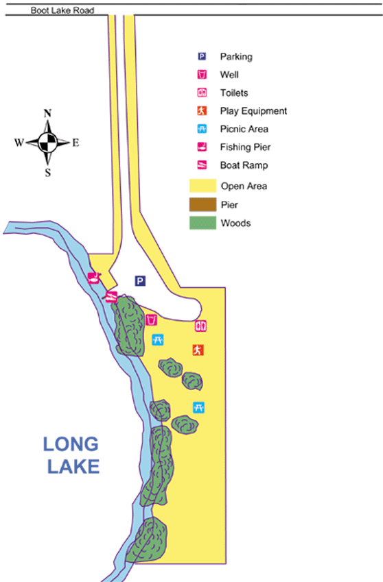 Map of Long Lake