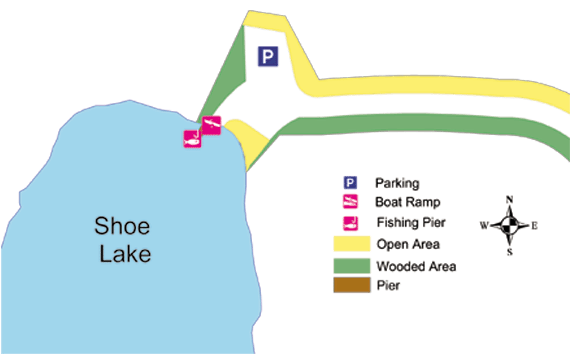 Map of Shoe Lake