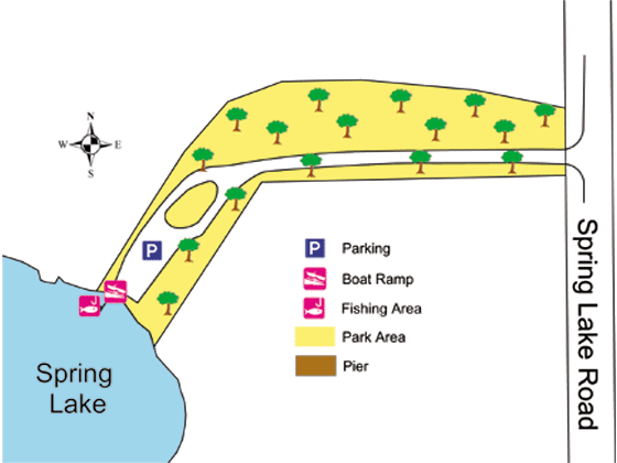 Map of Spring Lake